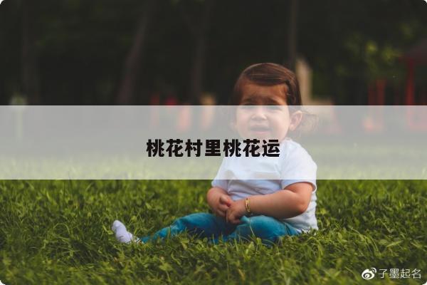 桃花村里桃花运