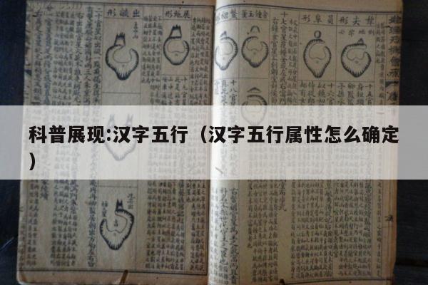 科普展现:汉字五行（汉字五行属性怎么确定）