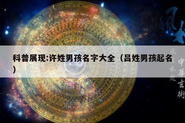 科普展现:许姓男孩名字大全（吕姓男孩起名）