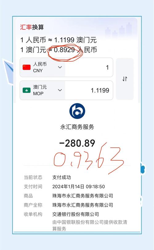 澳门汇率走势,澳门汇率变动